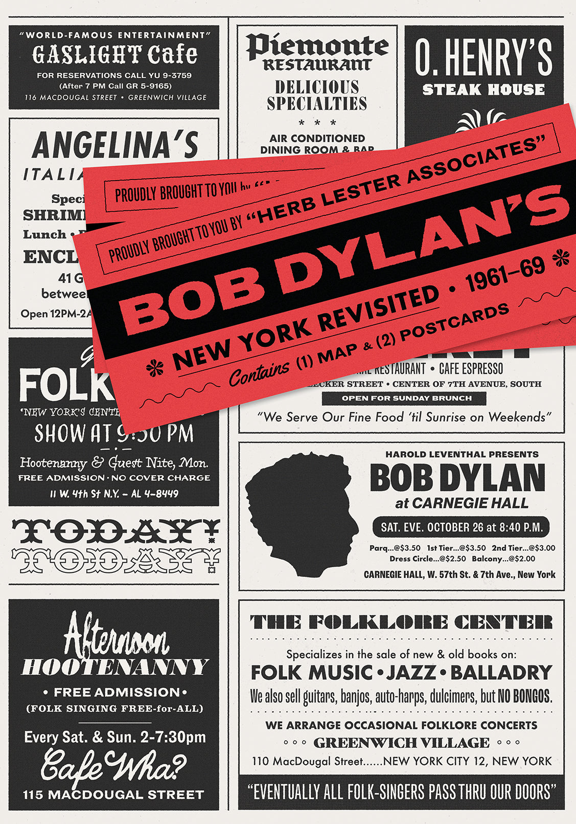 Bob Dylan’s New York Revisited 1961-69 – Herb Lester Associates