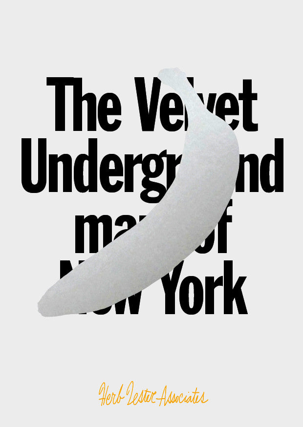 The Velvet Underground Map Of New York