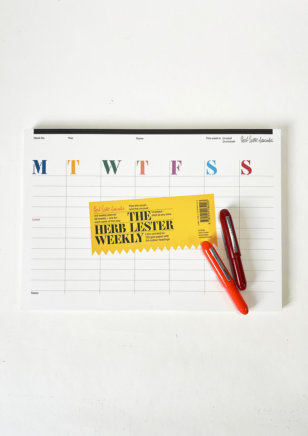 Desk planner and bullet pen set